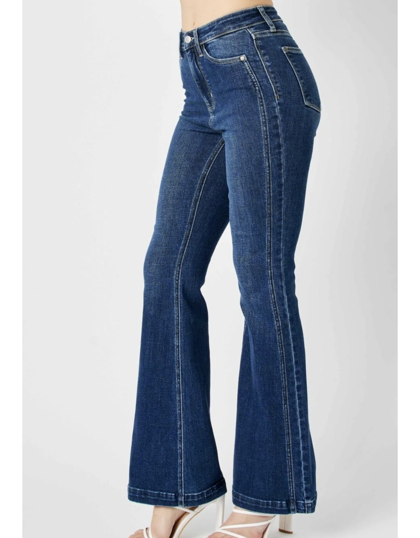Judy Blue Judy Blue HW Angled Side Seam Flare