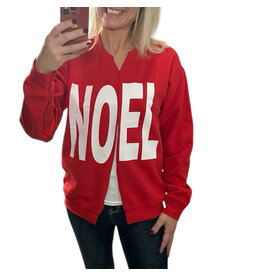 Noel Sweatshirt Cardigan