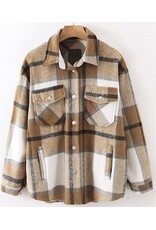 Miss sparkling *Plaid shacket PROMO*