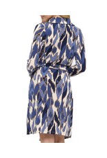 Ariella Blue print wrap dress