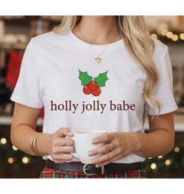 Holly Jolly Babe tee