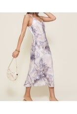 Lilac marble slip dress