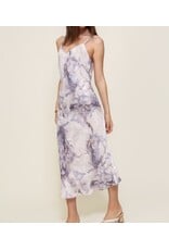 Lilac marble slip dress