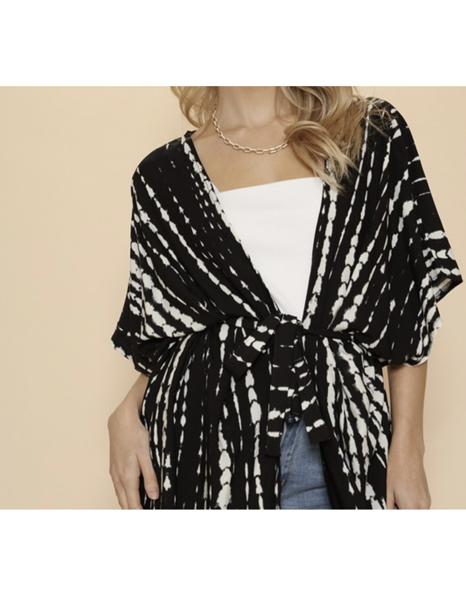 Miss sparkling Black & White Cover Up