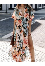Miss sparkling Floral midi dress