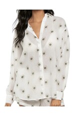 Elan elan white evil eye shirt