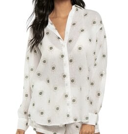 Elan elan white evil eye shirt