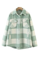 Miss sparkling *Plaid shacket PROMO*