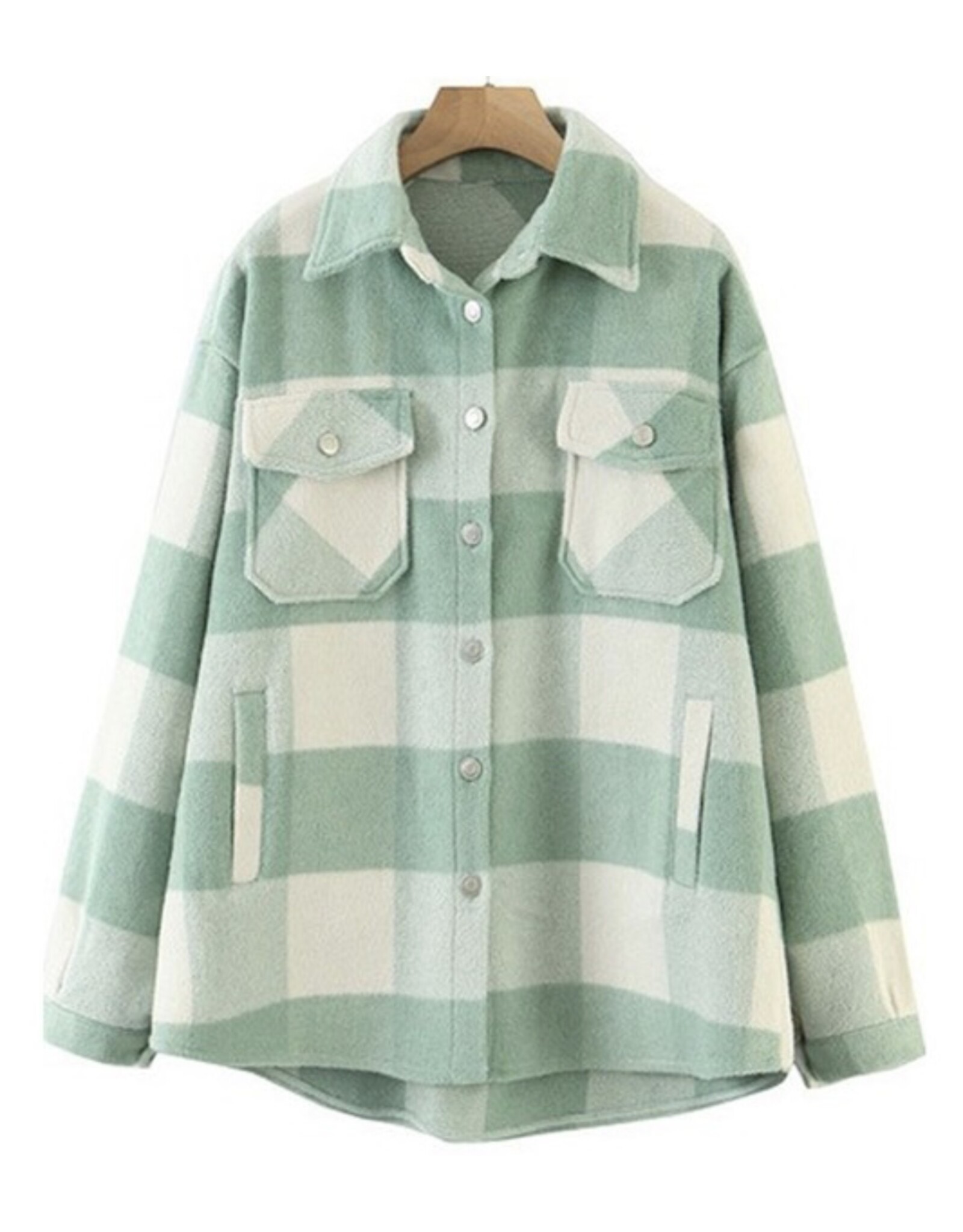 Miss sparkling *Plaid shacket PROMO*