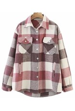 Miss sparkling *Plaid shacket PROMO*