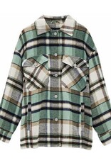 Miss sparkling *Plaid shacket PROMO*