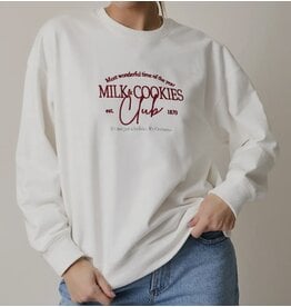 "Milk & Cookies Club" sweatshirt