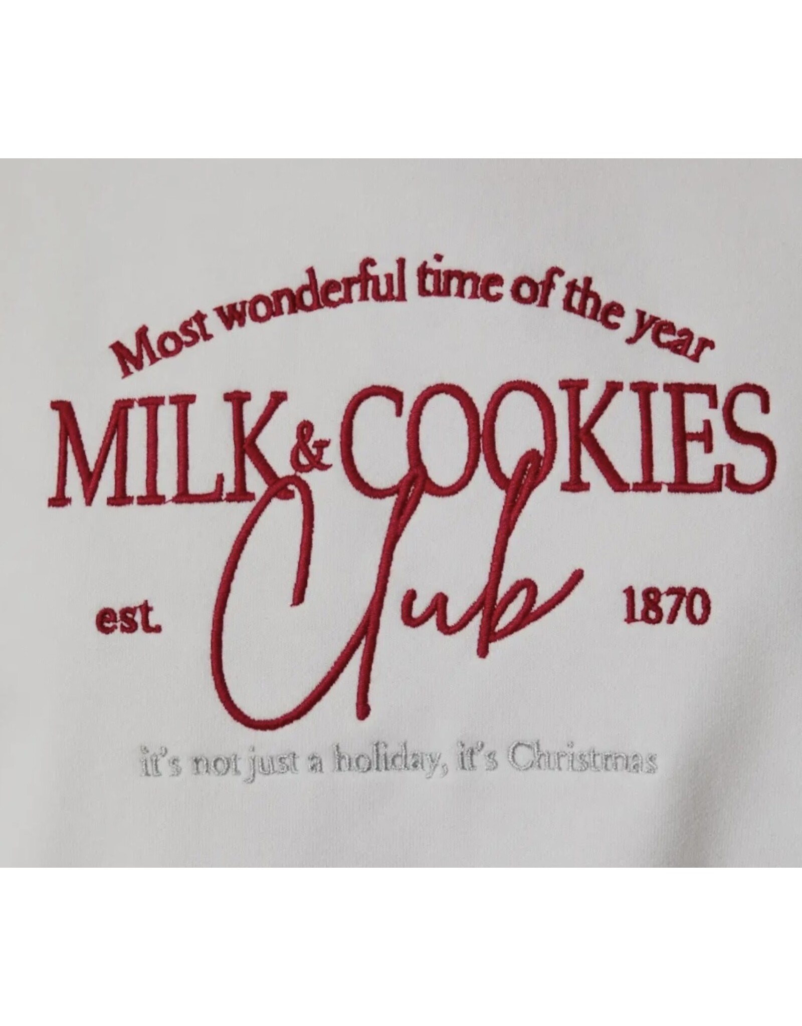 "Milk & Cookies Club" sweatshirt