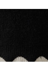 sunday edition Scallop Mock Neck Sleeveless Sweater Top