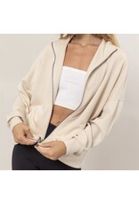 Hyfve Cozy High Neck Zip-up Jacket