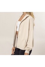 Hyfve Cozy High Neck Zip-up Jacket