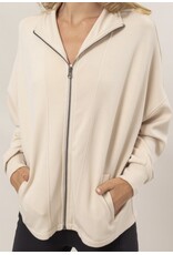 Hyfve Cozy High Neck Zip-up Jacket