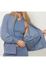 Hyfve Cozy High Neck Zip-up Jacket