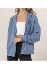 Hyfve Cozy High Neck Zip-up Jacket