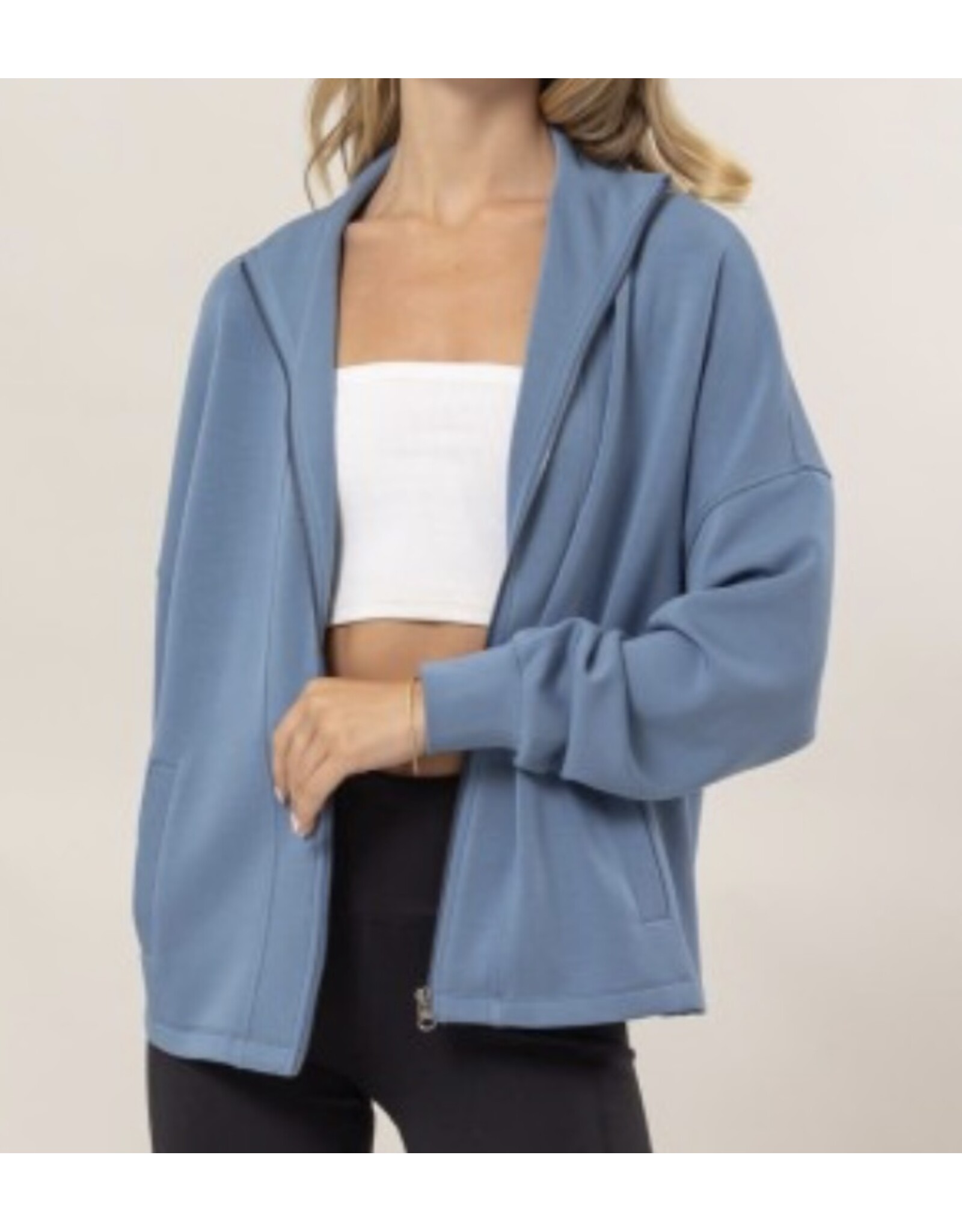 Hyfve Cozy High Neck Zip-up Jacket