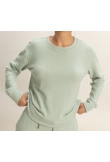 Brushed Waffle Knit L/S Top