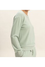 Brushed Waffle Knit L/S Top