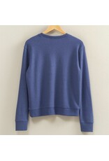 Brushed Waffle Knit L/S Top