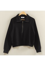 Soft Half-zip Sweatshirt