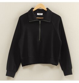Soft Half-zip Sweatshirt
