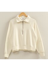 Soft Half-zip Sweatshirt
