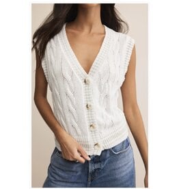 ZSupply ZSupply White Fairway Knit Vest