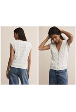 ZSupply ZSupply White Fairway Knit Vest
