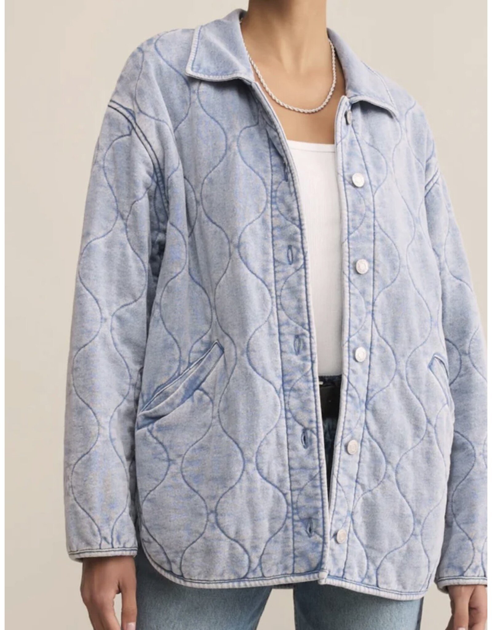 ZSupply ZJ253261 Boulder Knit Quilted Jacket