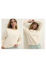 ZSupply ZLT261265  Vacay Sweatshirt Vanilla Ice
