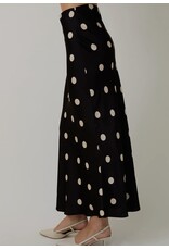 sunday edition Polka Dot Satin Midi Skirt