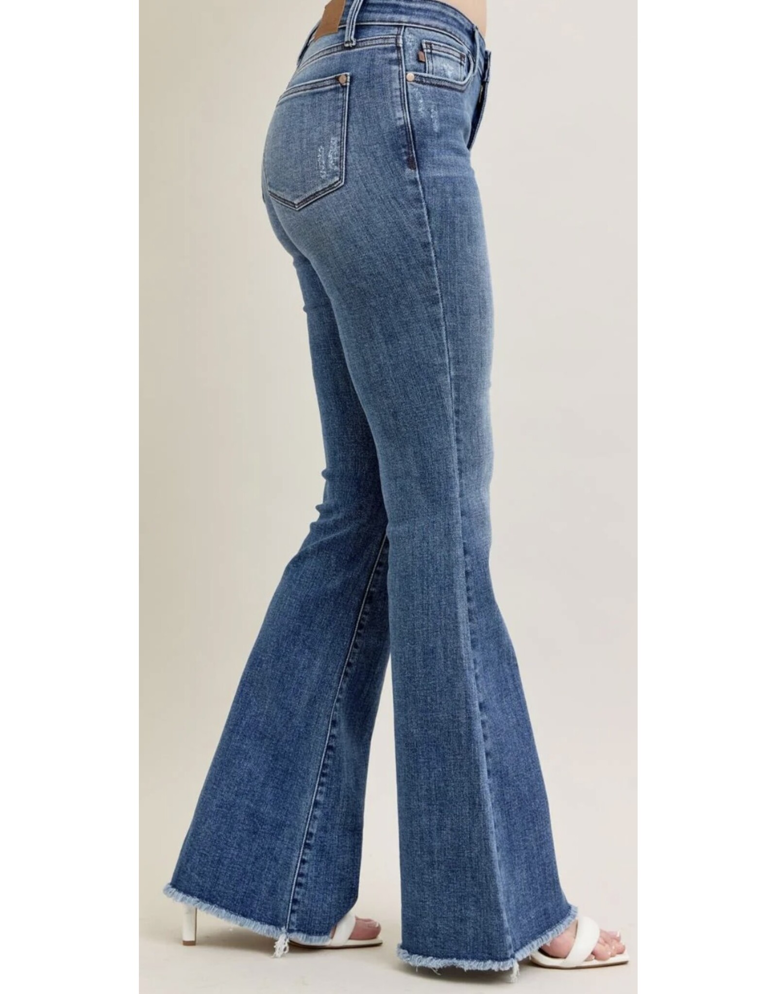 Judy Blue Judy Blue MR Flare w/ Destroy Fray