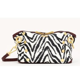 Hammitt Daniel Zebra Crossbody Clutch Sml