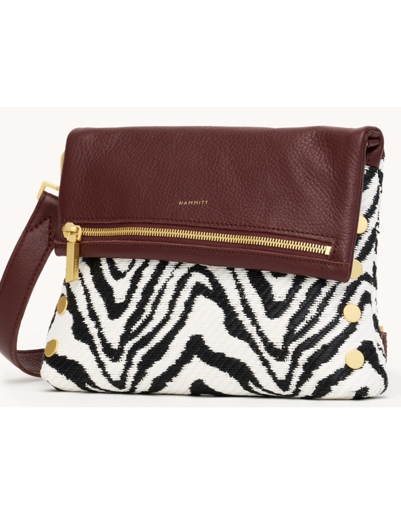 Hammitt VIP Zebra/Brushed Gold