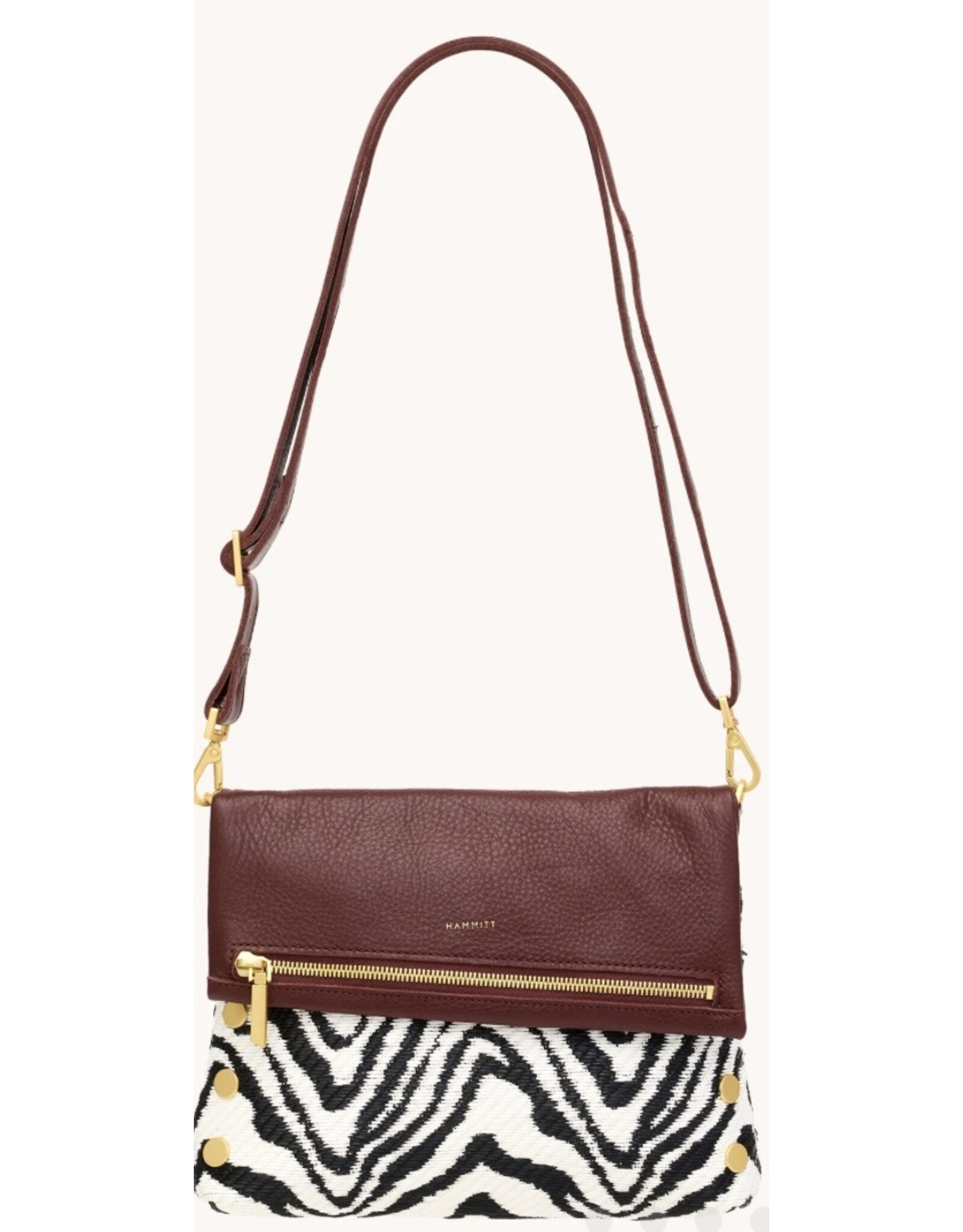 Hammitt VIP Zebra/Brushed Gold