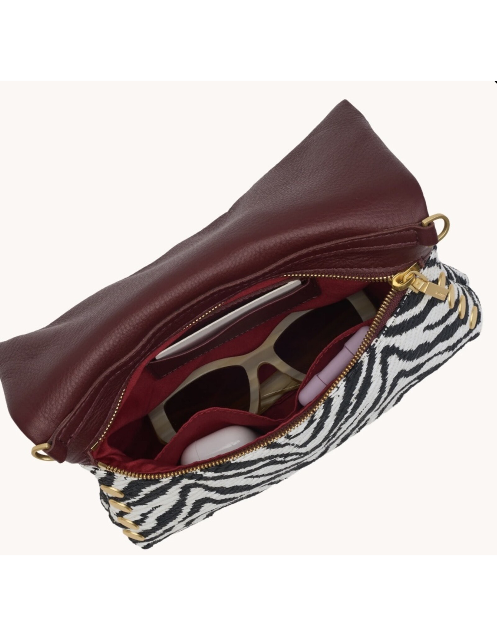 Hammitt VIP Zebra/Brushed Gold