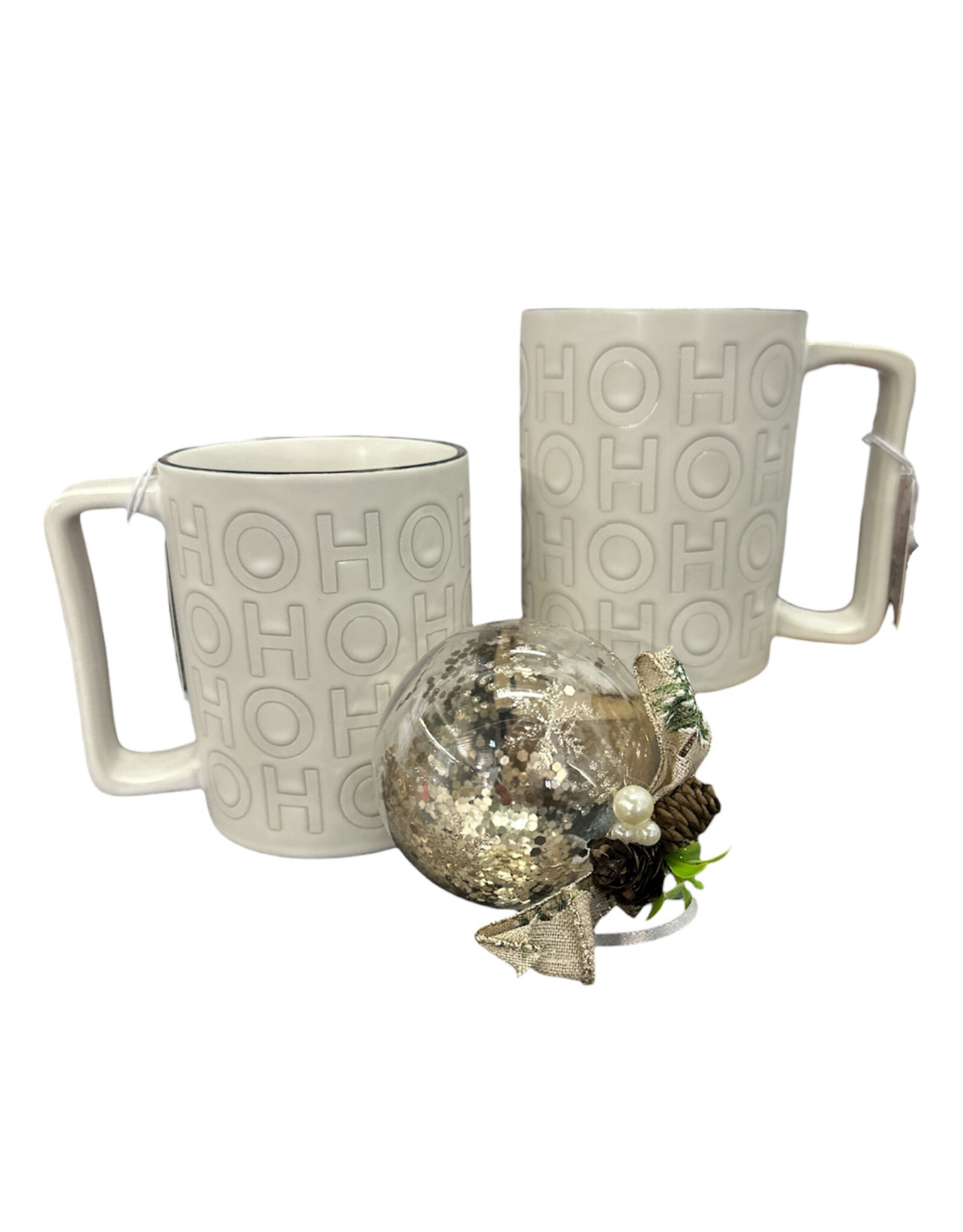 HO HO HO ceramic mug by Santa Barbara Designs