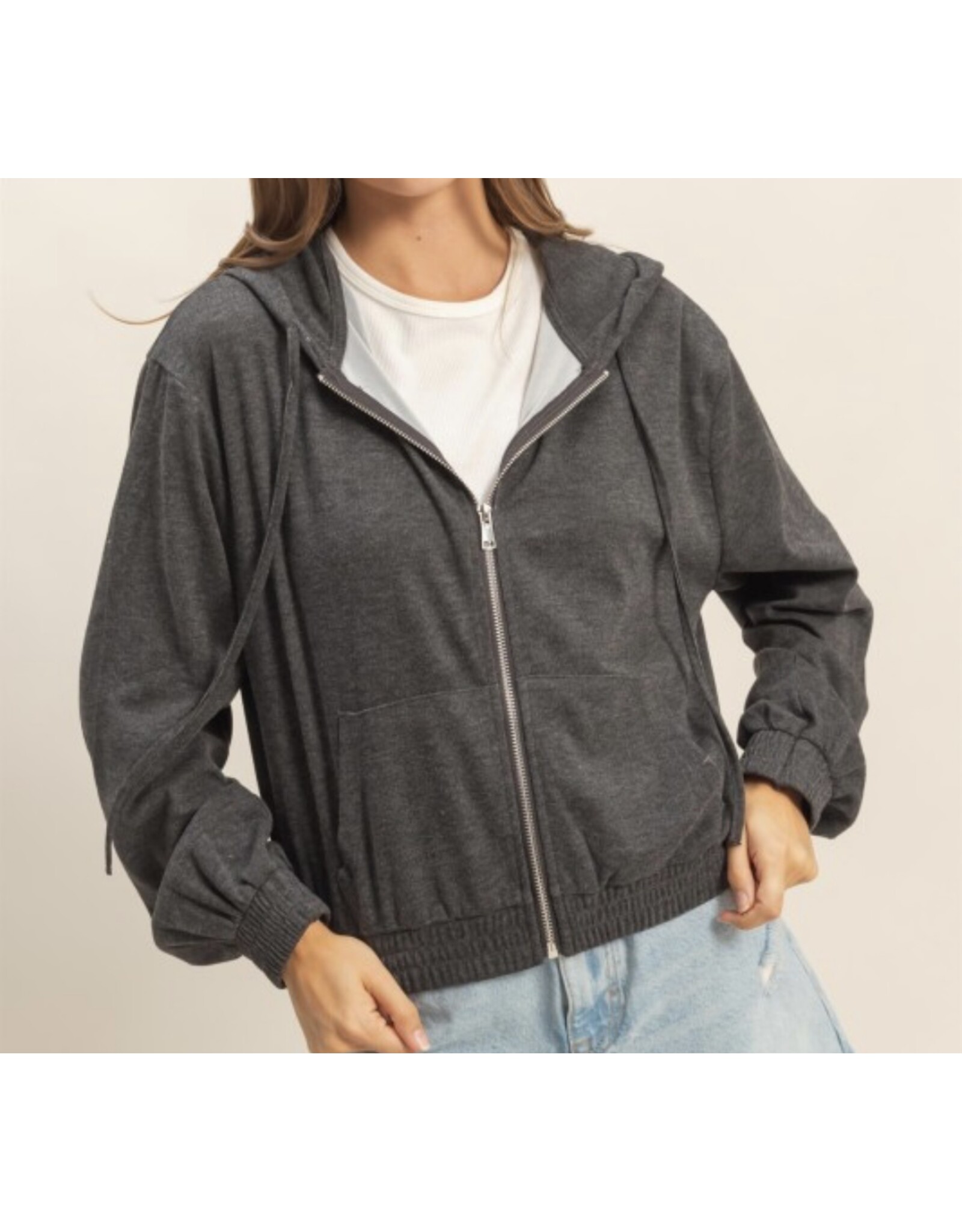 Hyfve Hooded Zip-up Knit