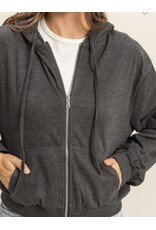 Hyfve Hooded Zip-up Knit