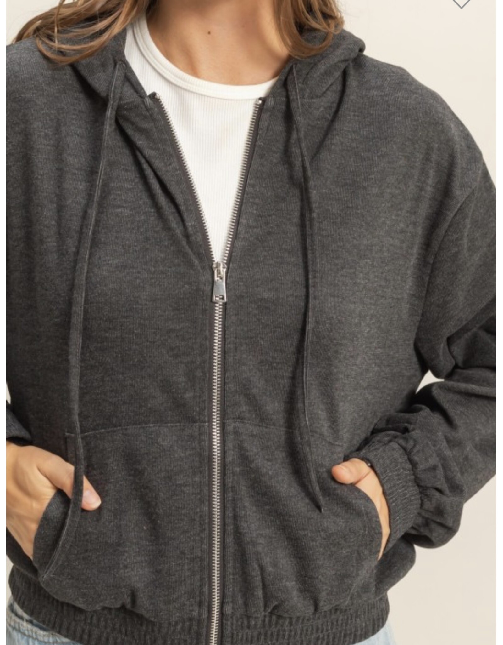 Hyfve Hooded Zip-up Knit