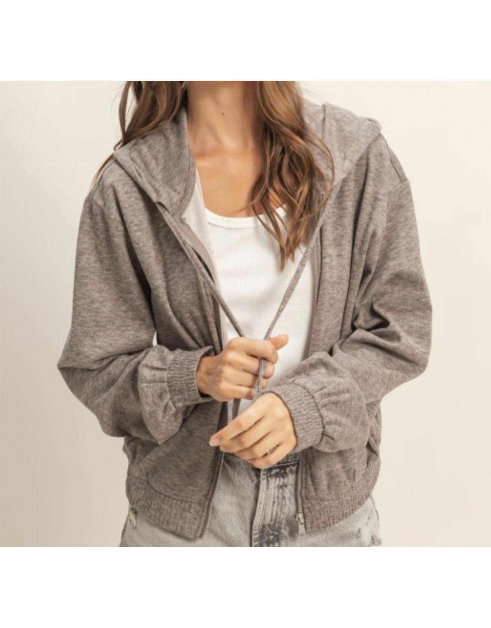 Hyfve Hooded Zip-up Knit