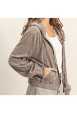 Hyfve Hooded Zip-up Knit