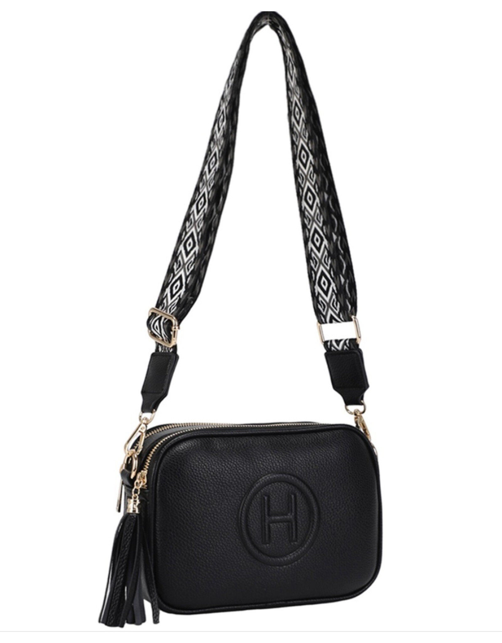 JOIA H Design Tassel Crossbody
