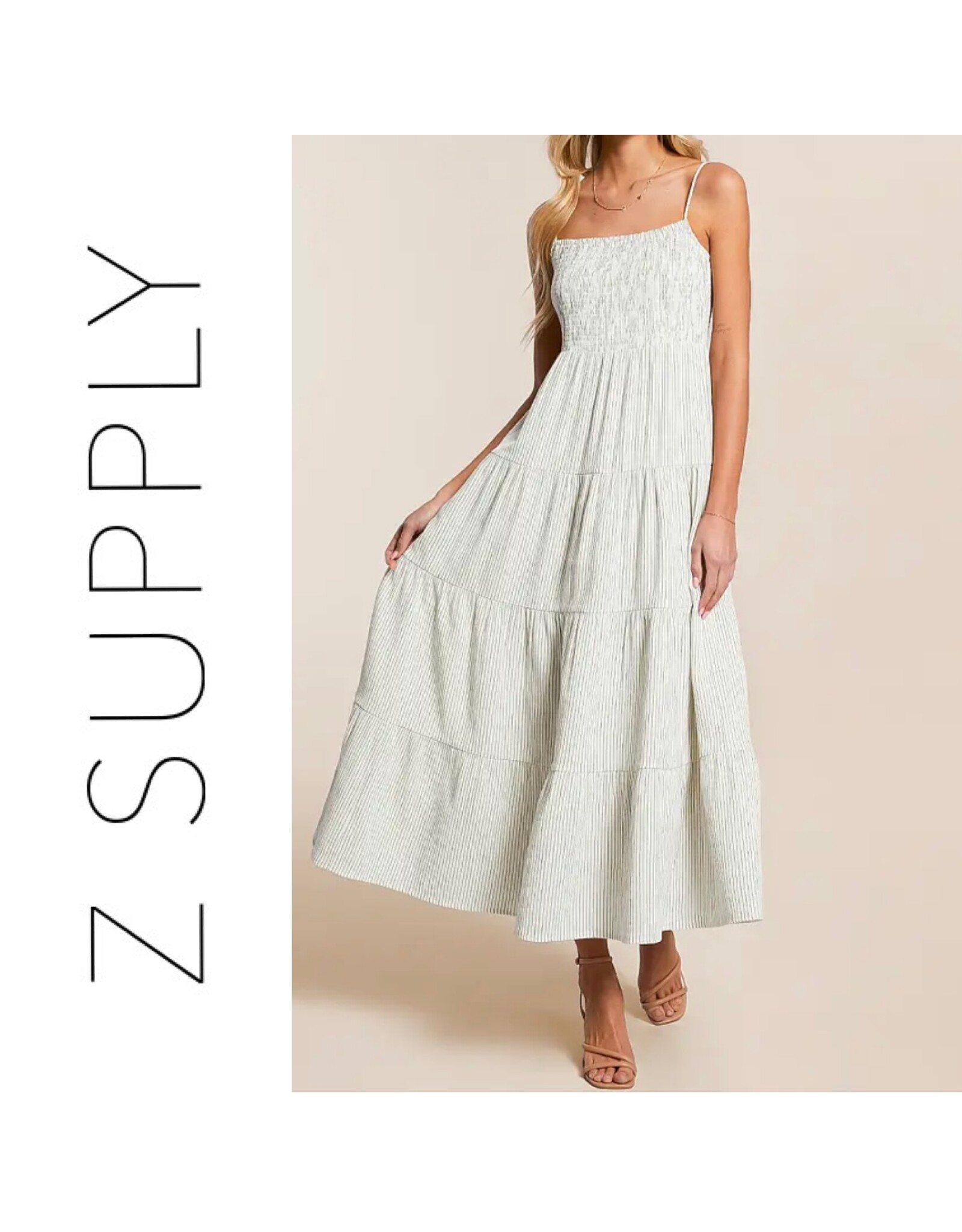 ZSupply ZSupply Balos Striped Maxi Dress