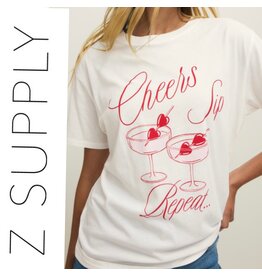 ZSupply ZSupply Cheers Boyfriend Tee