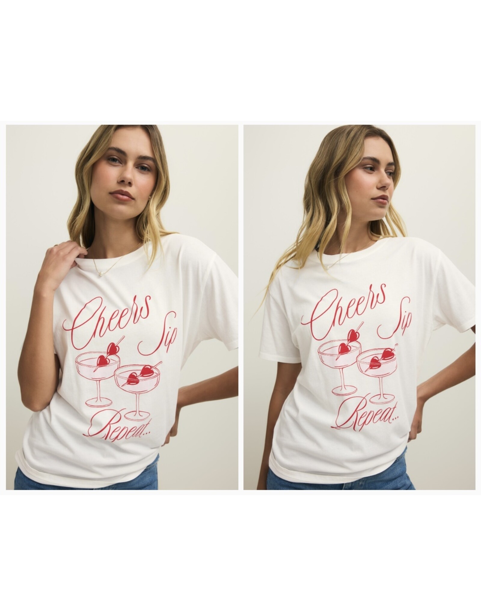 ZSupply ZSupply Cheers Boyfriend Tee